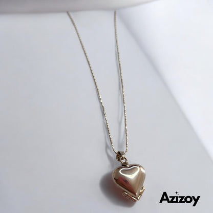 Corazón en Plata para 4 fotografías.