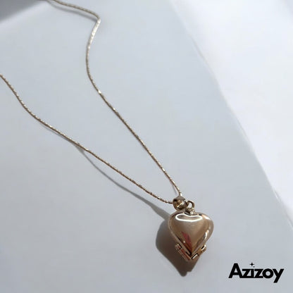 Corazón en Plata para 4 fotografías.