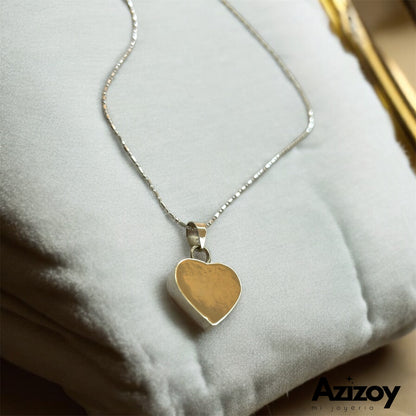 Dije de Corazón con cadena.