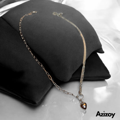 Collar de Plata Corazón.