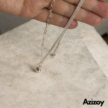 Collar de Plata Corazón.