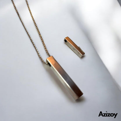 Barra plata para personalizar.